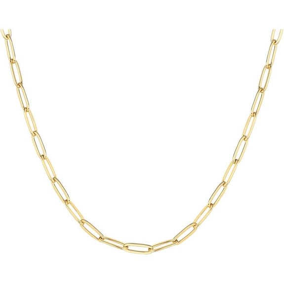 PAVOI Gold Plated Chain Necklace with Beads