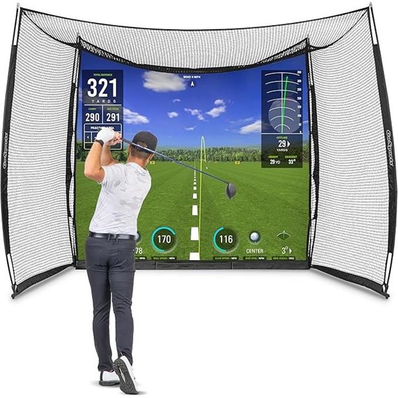GoSports Golf Practice Net with Impact Screen Options