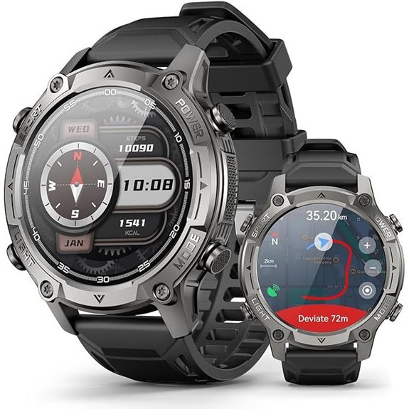 15 Best Rugged Smartwatches for Adventure and Durability in 2026 9 AI Smart Watch with GPS Waterproof 21-Day Battery