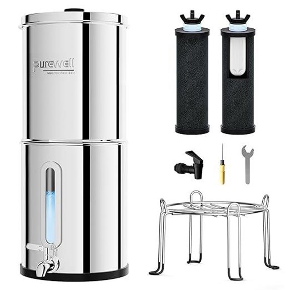 Purewell 2.25G Gravity Water Filter System