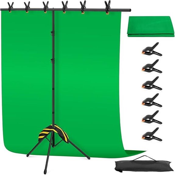 Green Screen Backdrop Kit with Stand