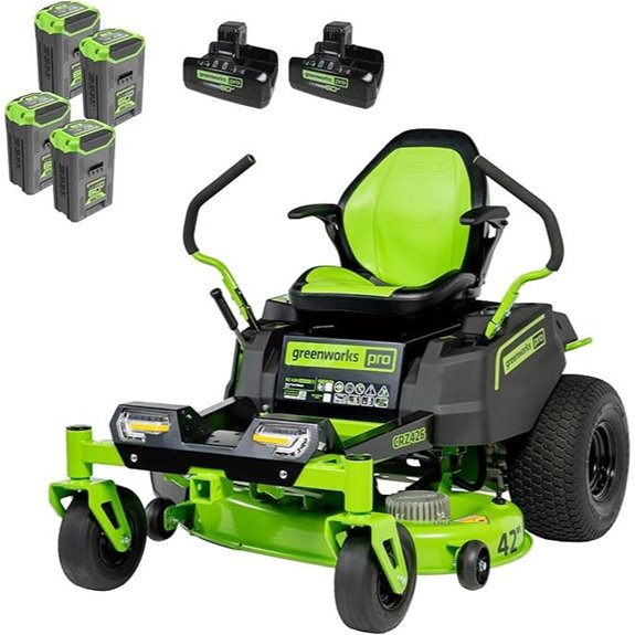 Greenworks 60V 42” Cordless Zero-Turn Riding Mower
