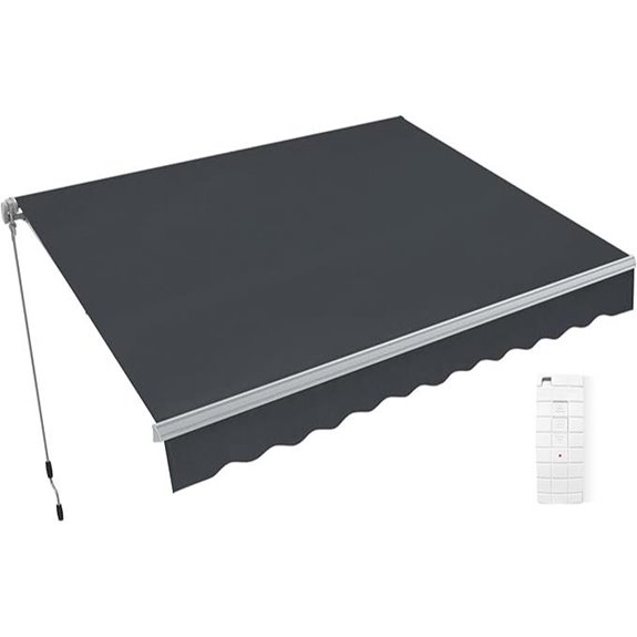 10 Best Motorized Awnings That Combine Convenience and Style in 2026 11 MCombo 10x8 Ft Patio Sunshade Canopy Grey