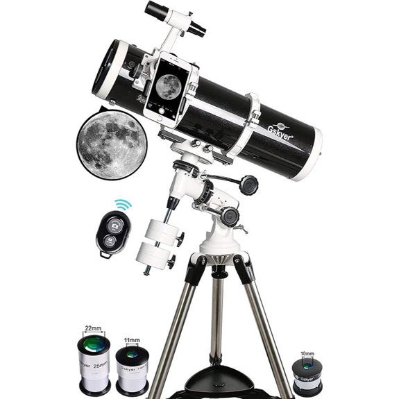 15 Best Telescope Reflectors for Stargazing Enthusiasts in 2026 8 Gskyer 130EQ Reflector Telescope with German Tech