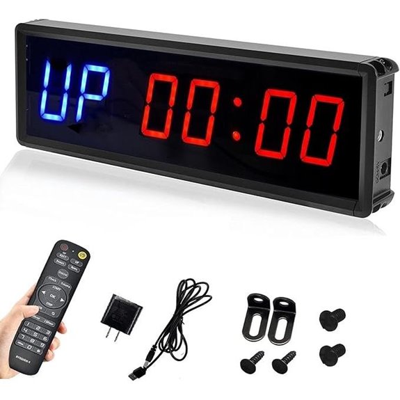 gym led timer remote