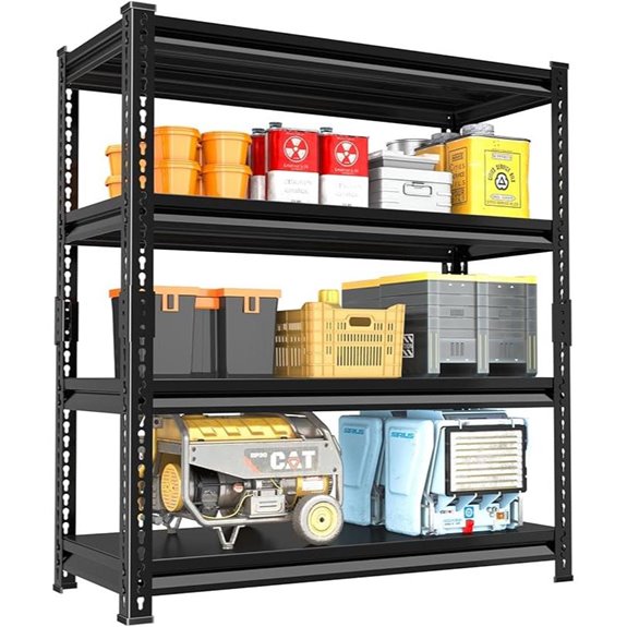 The 5 Best Heavy-Duty Garage Shelving Systems of 2026 for Maximum Storage and Durability 3 Heavy Duty 4-Tier Garage Shelving Unit 1800LBS Capacity