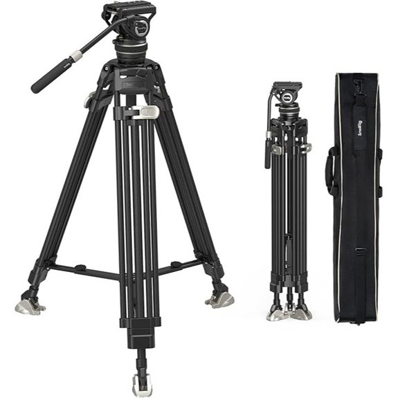 14 Best Video Tripods for Filmmakers in 2026 5 SmallRig AD-100 Heavy-Duty Carbon Fiber Tripod System