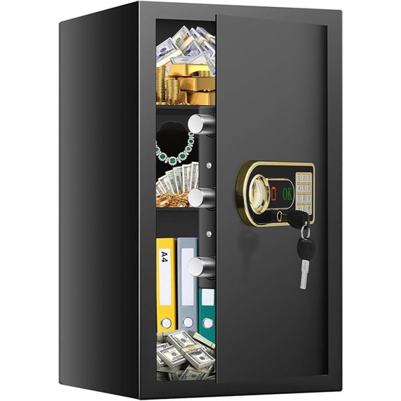 10 Best Fireproof Home Safes That Keep Your Valuables Safe and Secure 3 Large Fireproof Waterproof Safe with Digital Lock