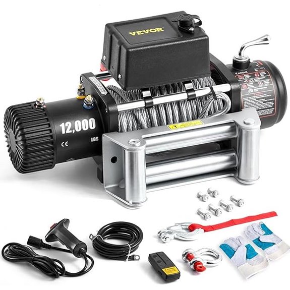 heavy duty electric truck winch