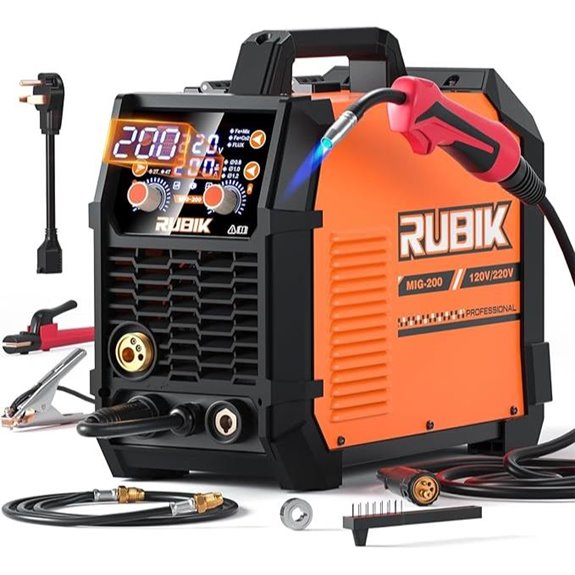 RUBIK MIG 200 Amp Multi-Process Flux Core Welder