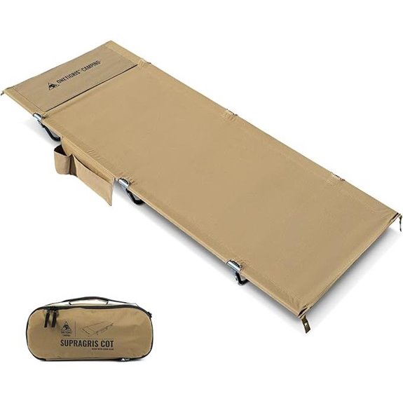 ONETIGRIS Camping Cot 400lbs Support Lightweight Folding Bed