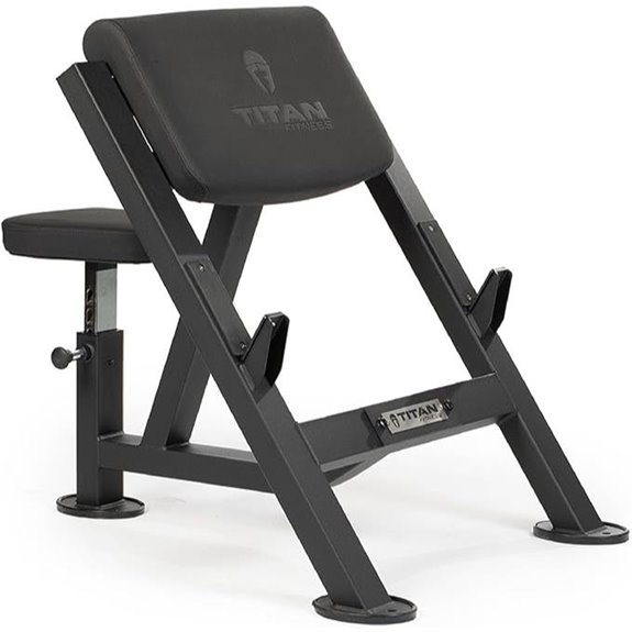 Titan Fitness Preacher Curl Bench (250 LB Max Load)