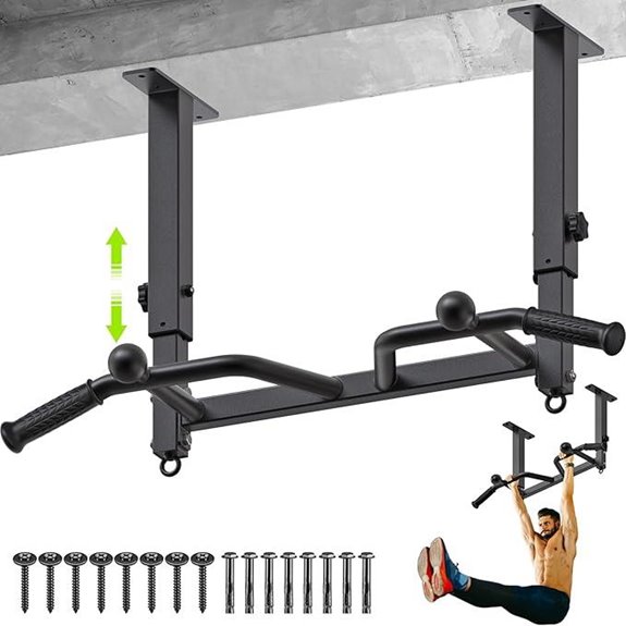 Seleware Heavy Duty Wall & Ceiling Pull-Up Bar