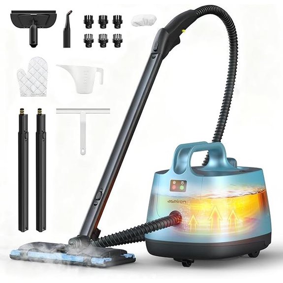 Steam Cleaner with 21 Attachments and Heavy Duty Steamer