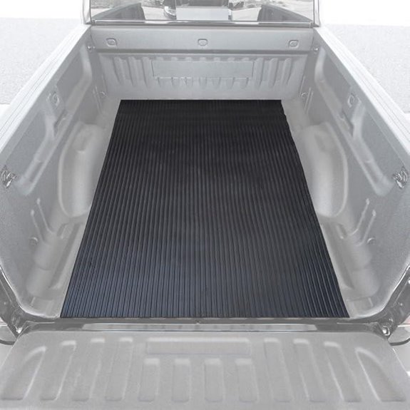 BDK Heavy-Duty Truck Bed Mat 4' x 8' Rubber Protector