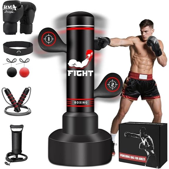 heavy freestanding punching bag