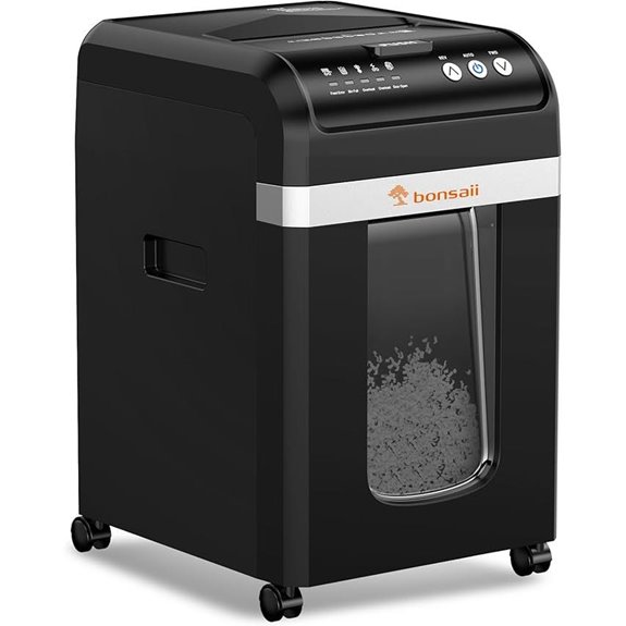Bonsaii 200-Sheet Auto Feed High Security Paper Shredder