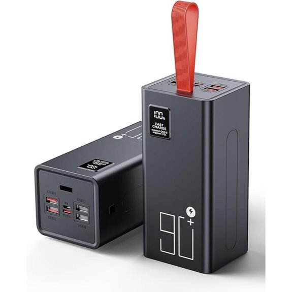 90000mAh Power Bank with Fast Charging and LED Display