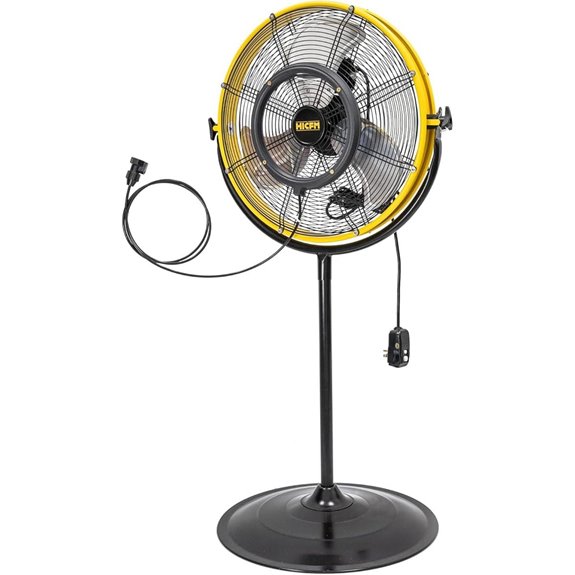 15 Best Outdoor Misting Fans to Keep You Cool All Summer Long 14 HiCFM 4400 CFM Outdoor Misting Fan with Tilt