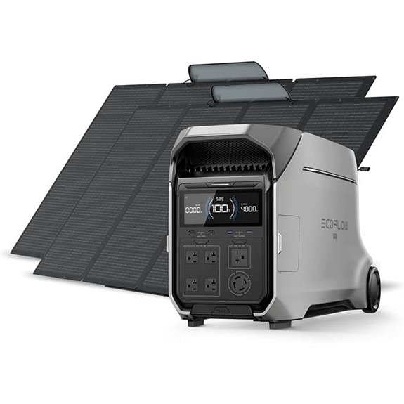EF ECOFLOW Solar Generator 4096Wh DELTA Pro with Panels