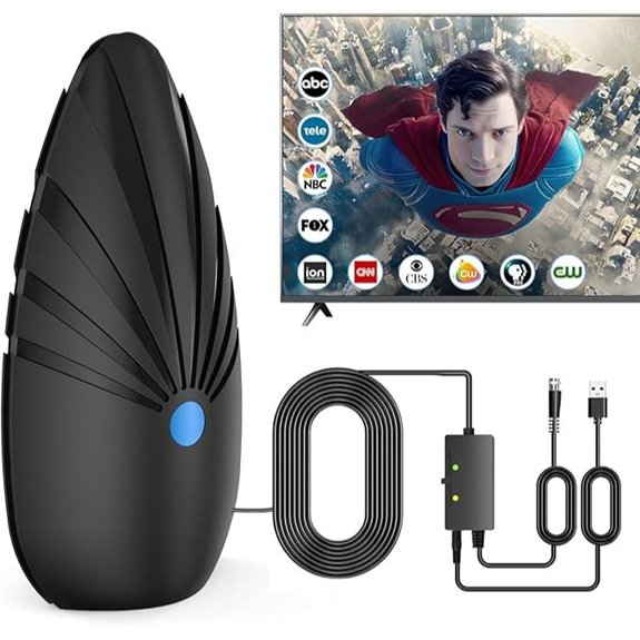 15 Best Indoor TV Antennas That Deliver Crystal-Clear Channels 10 Indoor 4K TV Antenna with Signal Booster