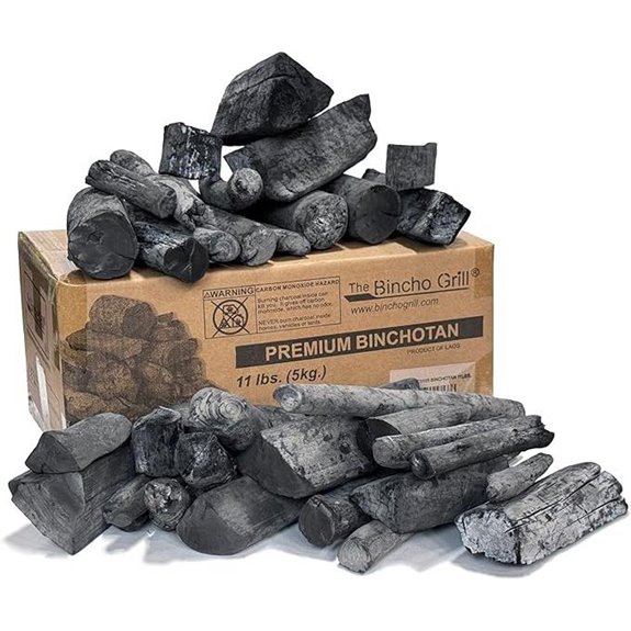Bincho Grill Binchotan Charcoal 11 lbs Reusable High-Heat