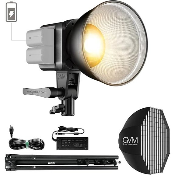 15 Best Lighting Kits for Filmmaking in 2026 7 GVM 80W Bi-Color COB Video Light Kit