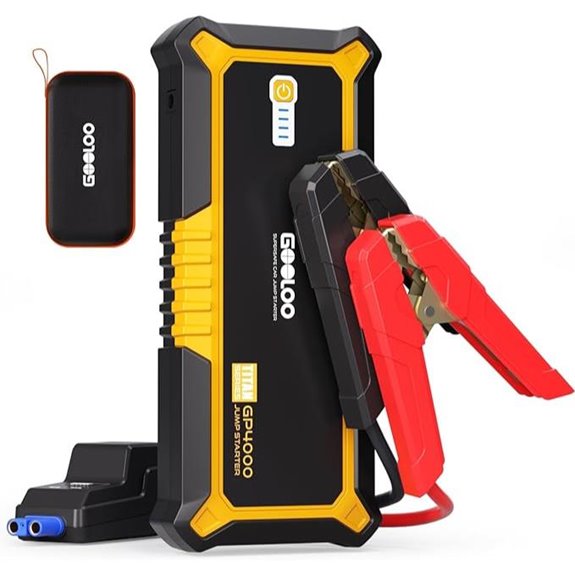 10 Best Lithium Jump Starters of 2026 for Reliable Car Emergencies 5 GOOLOO GP4000 Jump Starter 4000A Peak