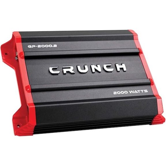 15 Best Premium Car Audio Amplifiers to Elevate Your Sound System in 2026 3 Crunch Ground Pounder GP-2000.2 2000 Watt 2 Channel Amplifier
