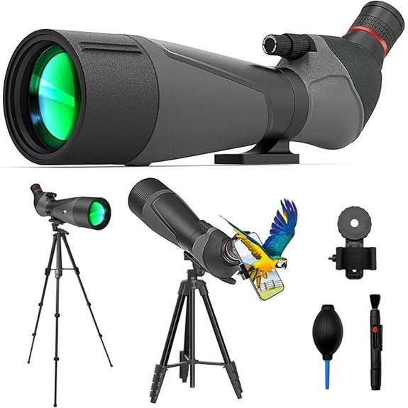 15 Best Premium Spotting Scopes for Sharp, High-Quality Viewing 9 Gosky 20-60x85 Spotting Scope with Tripod and Accessories