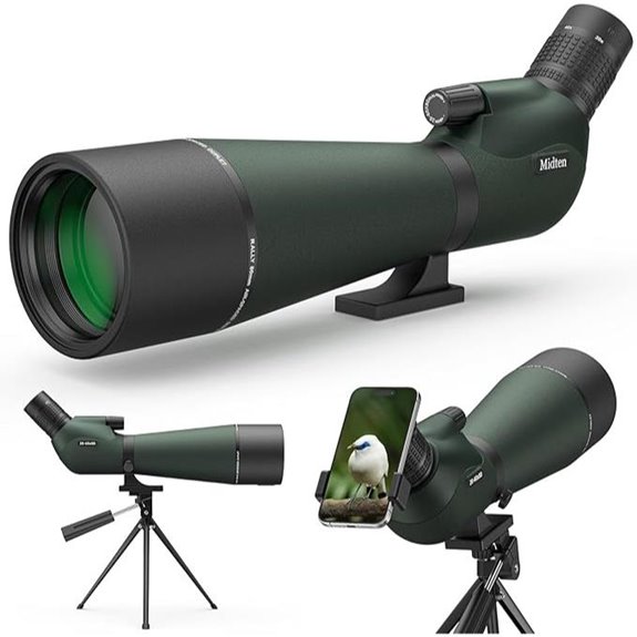 MidTen 20-60x80 Waterproof Spotting Scope Kit