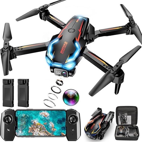 HD 2K Camera Drone with Altitude Hold & 2 Batteries