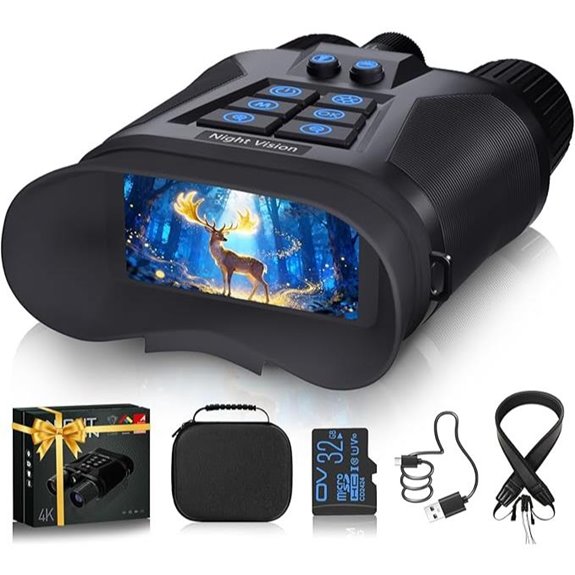 MAXDONE 4K Night Vision Goggles with 8X Zoom