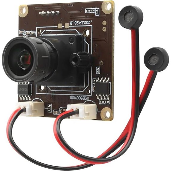 MMlove 5MP USB Webcam with Dual Mic and Wide Angle