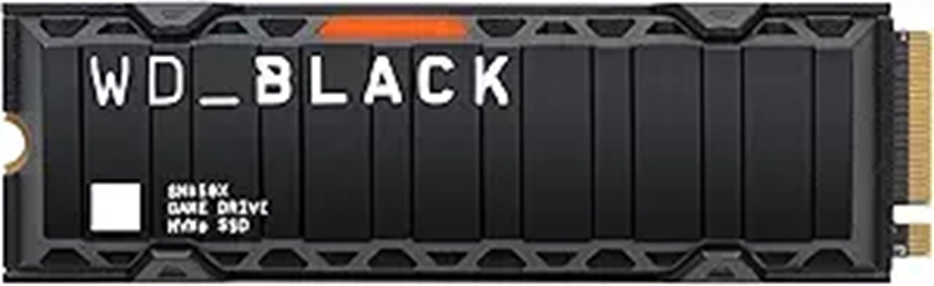 WD_Black SN850X 4TB NVMe SSD with Heatsink
