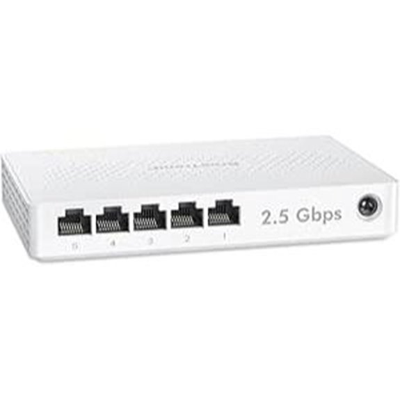 BrosTrend 5-Port 2.5Gb Ethernet Switch Plug & Play