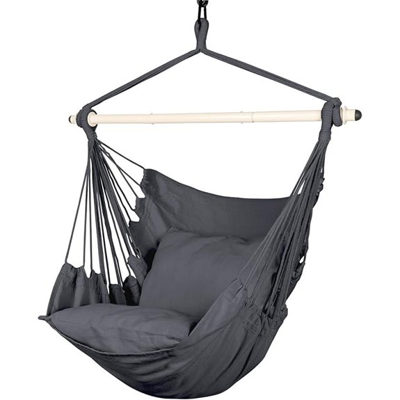 15 Best Outdoor Swing Chairs That Combine Comfort and Style in 2026 4 Highwild Hammock Chair with Cushions and Steel Spreader