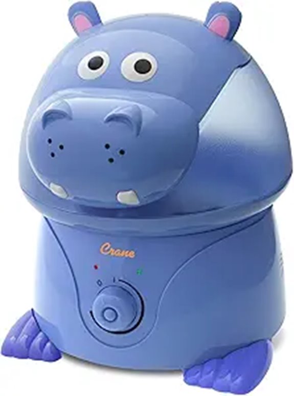 15 Best Humidifiers for Nurseries That Promote Healthy, Happy Babies 8 Crane Hippo Animal Humidifier with Auto Shut-Off