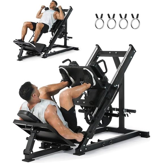 GarveeLife Leg Press & Hack Squat Machine for Home