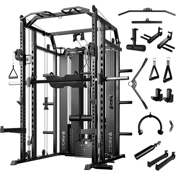 Mikolo Smith Machine & Home Gym with Attachments