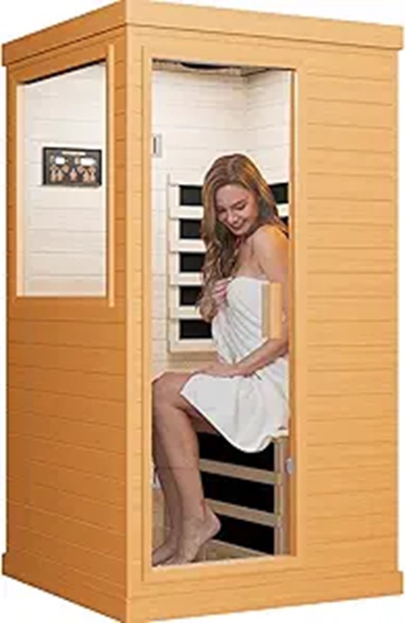 7 Best Indoor Saunas for Your Home: Relaxation and Wellness Made Easy 6 home infrared sauna control