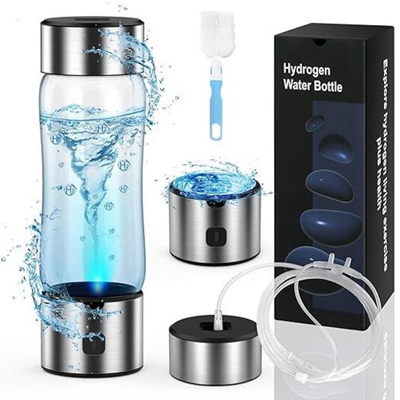Hydrogen Water Bottle Generator for Drinking & Inhalation