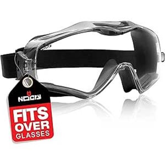 NoCry Impact-Resistant Safety Goggles with Adjustable Strap