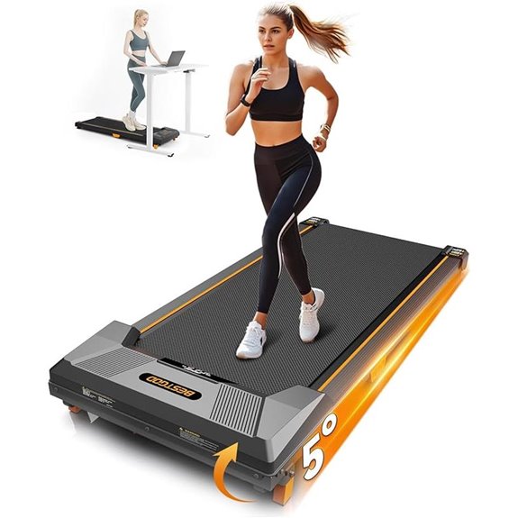 BestGod Incline Walking Pad Treadmill with Remote