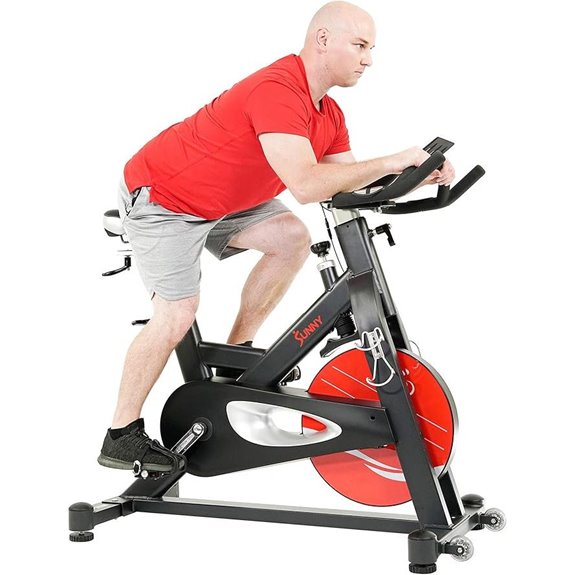 Sunny Health Indoor Cycling Bike with Adjustable Seat