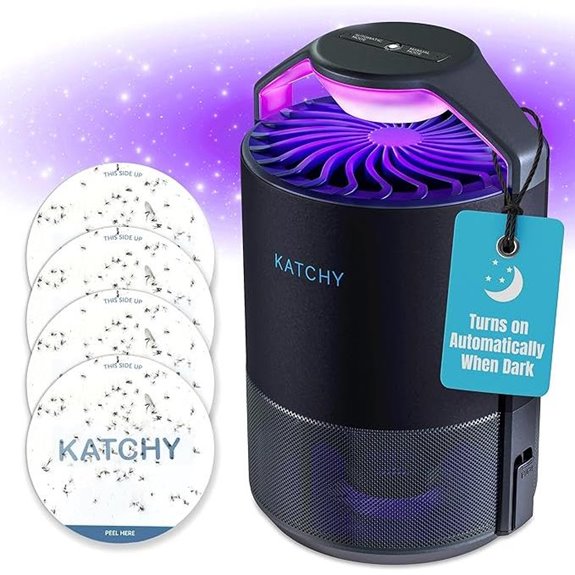 Katchy Indoor Insect Trap with Light & Fan