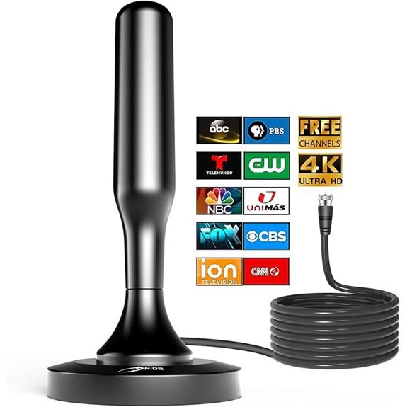 15 Best Indoor TV Antennas That Deliver Crystal-Clear Channels 6 HIDB Indoor TV Antenna with Long Range Reception