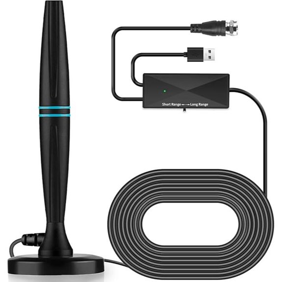 15 Best Indoor TV Antennas That Deliver Crystal-Clear Channels 11 Indoor TV Antenna with Signal Booster 4K/1080p 18ft