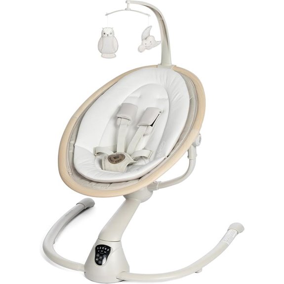 15 Best Smart Baby Swings That Keep Your Little One Entertained and Cozy 13 Maxi-Cosi Cassia Infant Swing with Music and 360° Rotation