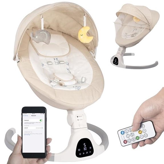 15 Best Smart Baby Swings That Keep Your Little One Entertained and Cozy 4 Baby Swing for Infants and Toddlers with Music